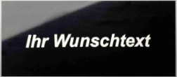 mageschneidertes-schild Schwarzes Aluminium