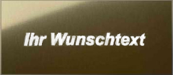 mageschneidertes-schild Taupe Aluminium
